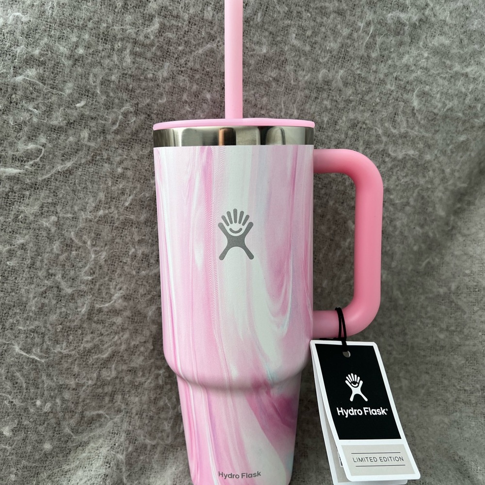 Hydroflask 40oz Limited Edition Jelly Pink Tumbler